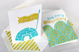 Vintage letterpress birthday greeting card. A Sneak Peek New Letterpress Greeting Cards Smock