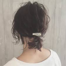 結婚式お呼ばれの髪型 ショートヘア ボブ 特集 おしゃれにキマる簡単アレンジ folk ショートボブ 結婚式 髪型 ボブ