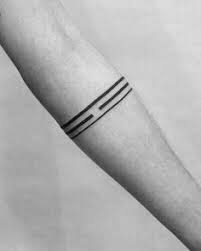 Top 43 Black Band Tattoo Ideas 2021 Inspiration Guide Band Tattoo Line Tattoos Arm Band Tattoo