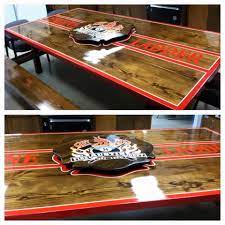 All items are engraved with a name and year or station number. 13 Custom Fire Station Table Ideas Fire Station House Fire Firefighter Decor