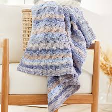 Premier Sideways Bobble Throw Crochet Kit