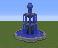 Minecraft house blueprints mansion layer by layer google search. Fountain On 3 Levels Blueprints For Minecraft Houses Castles Towers And More Grabcraft