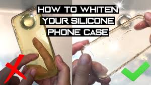 I've used warm water and dish soap, after removing it from the phone of course. Best Way To Whiten Your Phone Case Yellow Silicon Case Problem Youtube
