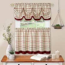 Maybe you would like to learn more about one of these? Tattersall Kitchen Window Curtain Tier Pair Valance Set Bed Bath Beyond