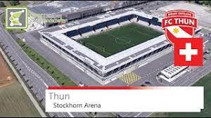 Basel's players celebrate after winning the swiss football cup final match against fc thun at the stade de suisse stadium on may 19, 2019 in bern. Stockhorn Arena Fc Thun 360 Rotation Google Earth Youtube