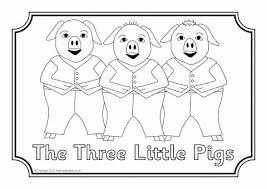 Here is a collection of coloring pages that protray the story of the 3 little pigs and their tribulations with wolf. Three Little Pigs Colouring Sheets Sb7105 Sparklebox