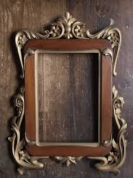 Marco De Madera Epoca Modernismo Antique Picture Frames Antique Frames Frame Decor