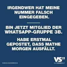 Doch der abwärtstrend könnte laut expertenmeinung bald ausgebremst werden. Irgendwer Hat Meine Nummer Falsch Eingegeben Bin Jetzt Mitglied Der Whatsapp Gruppe 3b Habe Erstmal Gepostet Dass Mathe Morgen Ausfaellt Spruche Zitate Hu