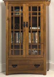 Mission Bookcase With Drawer And Wood