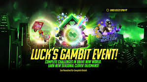 Give away di 77 lucks untuk 30 orang pemenang. Luck S Gambit Battle For Clover Talismans And Awakening Materials Iron Maiden Legacy Of The Beast