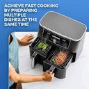 FitBest 1pcs Is Applicable To Double-basket Air Fryer, Stainless ...