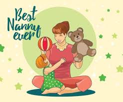 Nanny Playing With Children In The Home Vector Free Pik Psd Nanny Vector Free Children