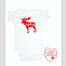 Canada Moose Own Name Canada Gift For Baby Baby Shower Custom Onesies Gifts For New Mothers Personalized Onesie