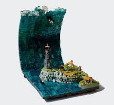 New Wave Lego Sculptures Lego Design Lego Pictures