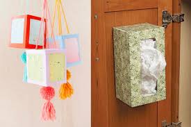 Hiasan kelas menggunakan kertas origami. 9 Diy Dengan Kotak Tisu Kosong Bisa Jadi Hiasan Hingga Organizer