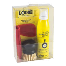 Lodge Seasoned Cast Iron Care Kit Yellow Cast Iron Care Seasoning Cast Iron It Cast