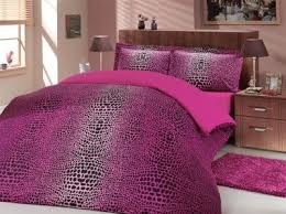 Hobby Deluxe Saten Cift Kisilik Nevresim Takimi Cobalt Fusya Bed Sheets Blanket Comforters