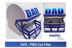 Father S Day Football Helmet Gift Box Dad Gift Box Svg 1401272 Cut Files Design Bundles