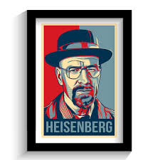BREAKING BAD - HEISENBERG - FRAMED WALL ART PRINT POSTER! | eBay