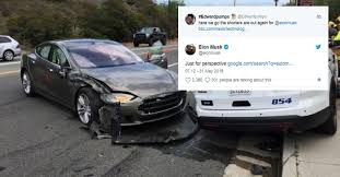 The electric car mogul flew into luton airport on a private jet last weekend and. Elon Musk Offers Perspective On Traffic Deaths In Response To Tesla Police Car Crash