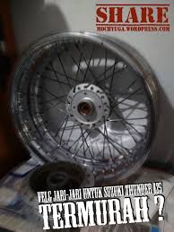 Sep 22, 2013 · untuk smentara ini rx king ane pkai velg dpan/blkang 1.40/17 dan untuk ban dpan/blakng dibalut ukuran 60/80/17 sma 70/90/17 kira kurang lebih nya lgi dmana gan.trus mhon solusi ma pencerahannya lgi he2. Share Velg Jari Jari Untuk Suzuki Thunder 125 Termurah Estimasi Do Share