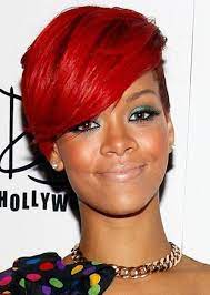 Top 100 Hairstyles 2014 For Black Women Herinterest Com Rihanna Short Hair Short Red Hair Rihanna Red Hair