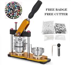 Finalisez votre création en collant çà et là des boutons, perles, bijoux puis accrochez votre broche à votre sac par exemple ! Machine A Fabriquer Des Badges De Haute Qualite Avec 100 Boutons Rotatifs Coupe Papier Sans Broche Aliexpress
