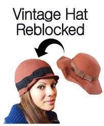 Every bit of scrap can be used for making interesting designs on or. Reblocking A Vintage Felt Hat Cheap Easy 5 Steps With Pictures Instructables