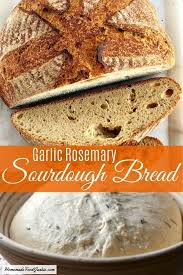Rosemary Garlic Sourdough Bread Recipe Sourdough Bread Recipe Artisan Bread Recipes Homemade Bread