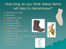 How do you decompose a paper? Waste Decomposition Lesson 4 Ppt Download