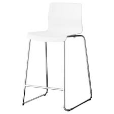 Glenn Bar Stool White Chrome Plated 30 3 8 Ikea White Bar Stools Ikea Barstools Bar Stools