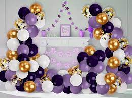 See more ideas about graduation party, gold graduation party, gold graduation. Amazon Com Chrome Gold Purple Balloon Garland Kit White Light Purple Gold Confetti Balloons Arch Unicorn Birthday Baby Shower Decorations 2021 New Year Eve Party Supplies Graduations Decor Toys Games