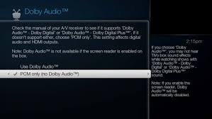 Start playback of a movie or tv show with audio descriptions available. Talking Guide Screen Reader Armstrong