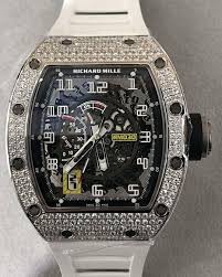 richard mille new rm 030 white gold full diamonds mens watch diamond watches for men richard mille watches white gold