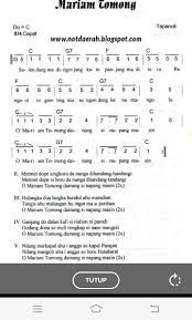 Tuliskan Solmisasi Lagu Mariam Tomong Pada Halaman 49 Tema 3 Brainly Co Id