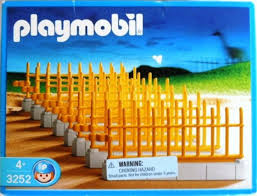 12 ZOO & PARC + VTRINAIRE 3252 les 8 grilles pour enclos - photo archive  article PLAYMOBIL