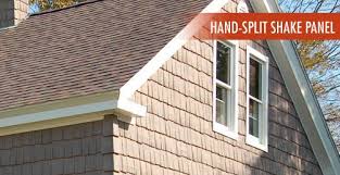 Year after year, foundry vinyl shake siding holds its rich color. Polymer Faux Cedar Shake Siding Novik Cedar Shake Siding Cedar Shakes Shake Siding