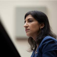 Lina Khan —Chair of the Federal Trade Commission One kick-Ass tough  brilliant woman. You DO NOT want to be