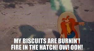 YARN | My biscuits are burnin'! Fire in the hatch! Ow! Ooh! | Who Framed  Roger Rabbit (1988) | Video clips by quotes | 11adc4a4 | 紗