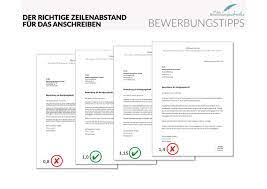 Einen grund für versäumte/gefehlte stunden können sie aus dem. Bewerbungsschreiben Zeilenabstand Tipps Fur Das Richtige Textformat