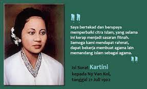 Engkau seperti cahaya senja yang hadir memberikan penerangan engkau laksana lentera penerang semua kegelapan. R A Kartini Puisi Eni Rachman