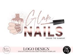 nail logo design nails logo logo design logo premade logo logo template nail technician beauty salon makeup nail logo logo design manicures designs
