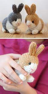 New listingcrochet bunny soft toy stuffed pink rabbit plush doll knitted animal toddler toy. Bunny Rabbit Knitting Patterns In The Loop Knitting