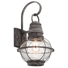 Kichler Bridge Point 20 Outdoor Wall Mounted Light Nautical 49629wzc