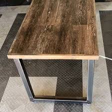 Metal Table Legs A Frame Style Set Of 2 Adjustable Etsy In 2020 Metal Table Legs Metal Table Table Legs
