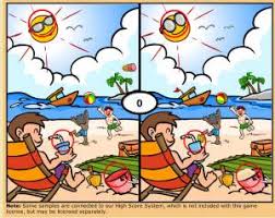 Find the difference between two pictures. Serious Game Classification Spot The Difference 2004