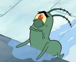 This is beautiful!♥♥ i also love spongebob's emotions, especially when he overreacts or gets angry about something (or someone) he loves. Plankton Mood And Spongebob Image 6933686 On Favim Com
