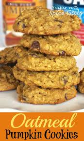 Oatmeal Pumpkin Cookies Sugar N Spice Gals Recipe Pumpkin Oatmeal Cookies Pumpkin Chocolate Chips Pumpkin Chocolate Chip Cookies