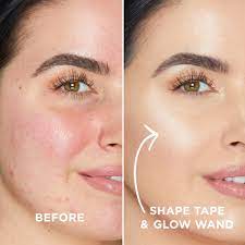 So, tarte's official name for this concealer is the double duty beauty shape tape contour concealer, which gives us a good hint as to how tarte intended this product to be used. Shape Tape Glow Wand