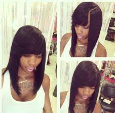 Invisible Natural Part Bob Hair By Gilly Michelle Used Two Packs Of Straight Hair 12 14 Quick Weave Hairstyles Long Weave Hairstyles Weave Hairstyles